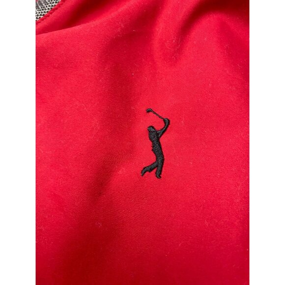 PGA Tour Signature Collection Red Pullover Windbreaker Jacket Mens M - Picture 2 of 10